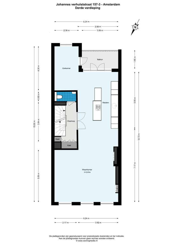 Foto 62 van Johannes Verhulststraat 157-3