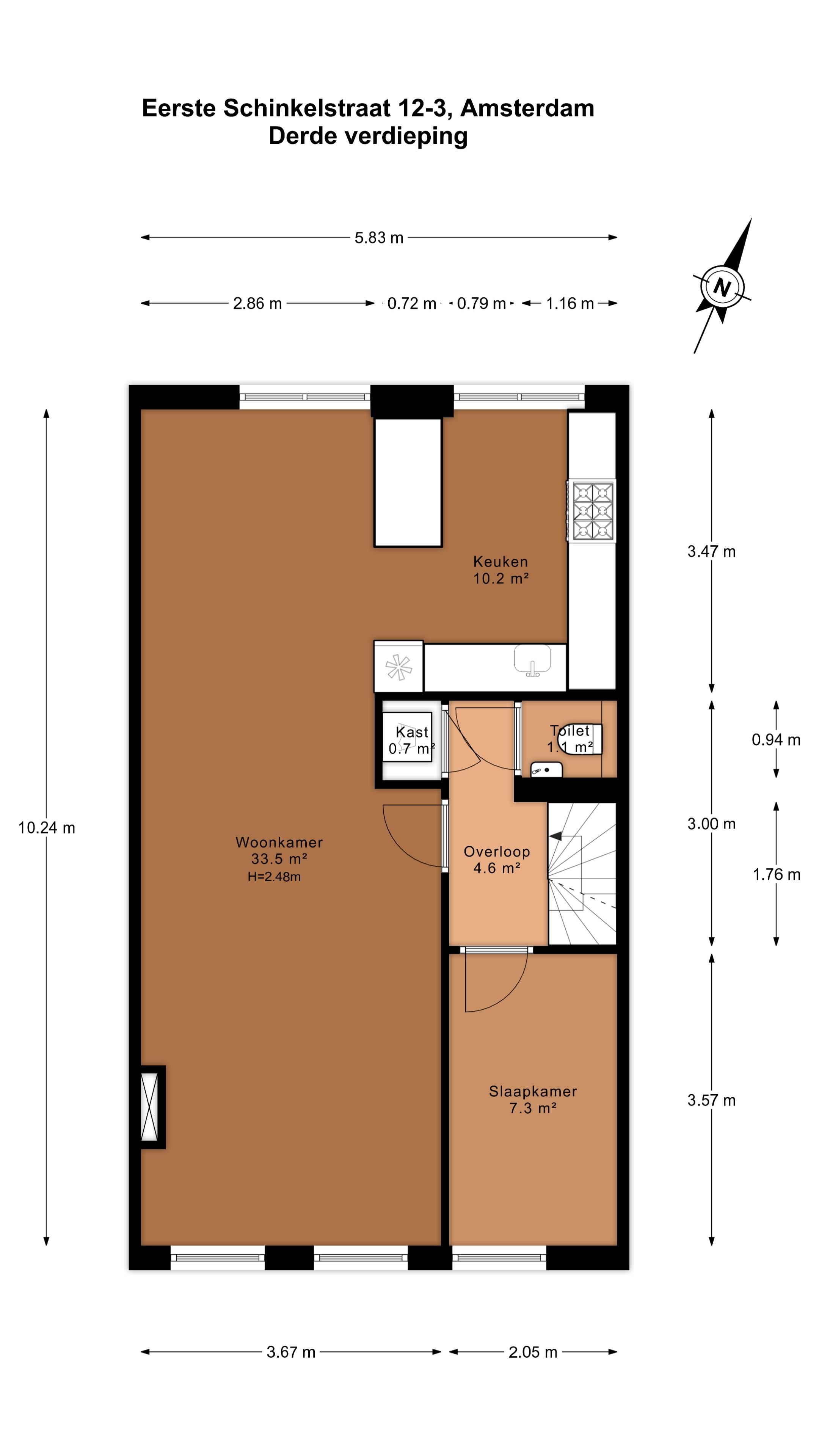 Foto 45 van Eerste Schinkelstraat 12-3