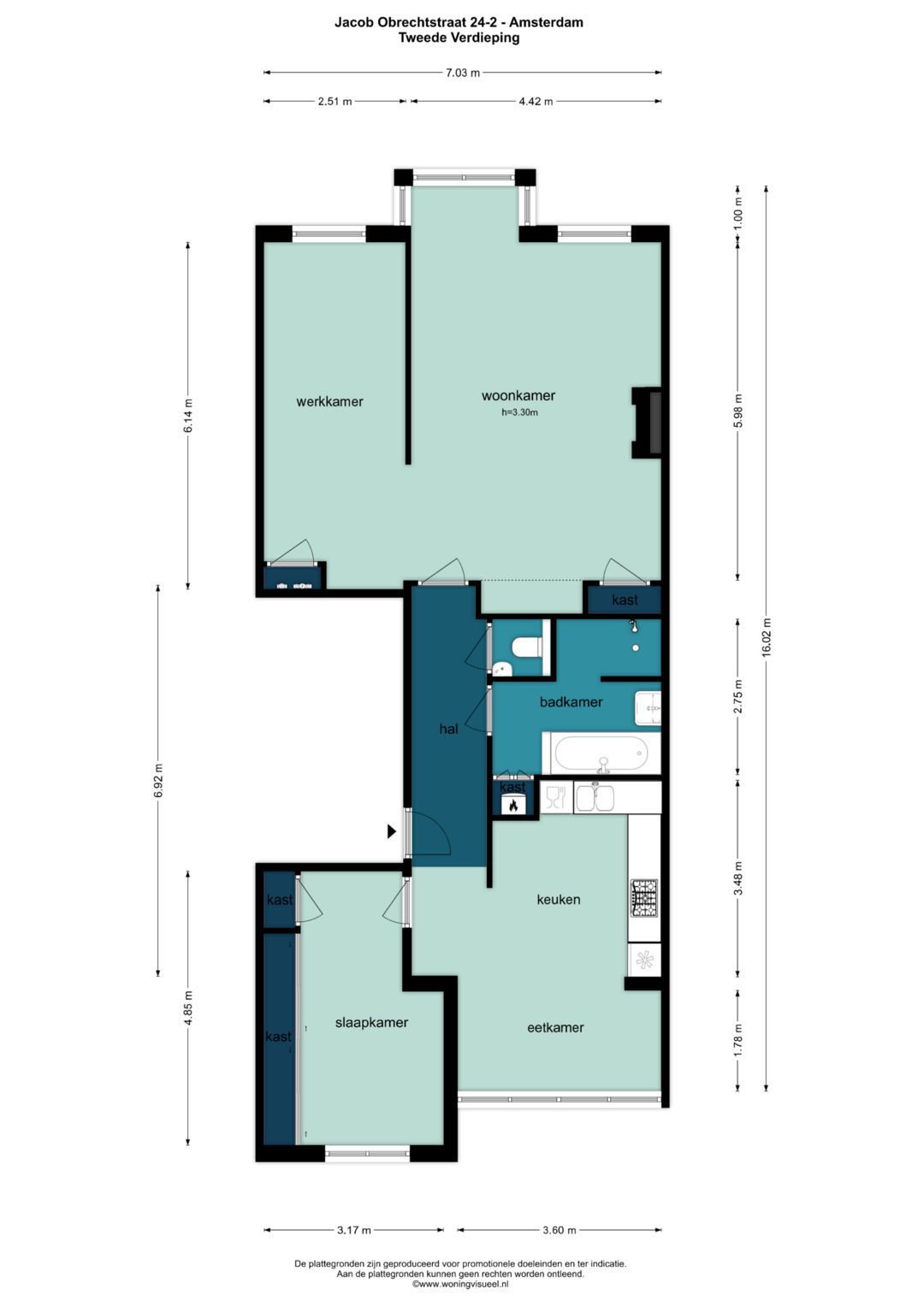 Foto 29 van Jacob Obrechtstraat 24-2