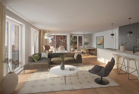 Image of Type E Apartment with shared street entrance