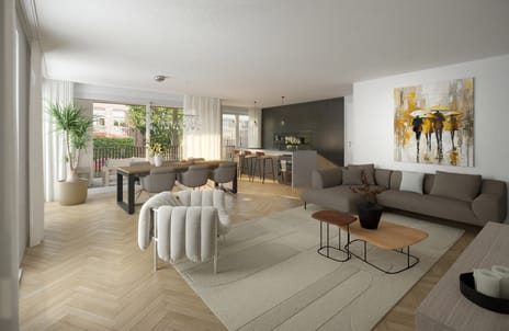 Image of Type C Apartment with shared street entrance