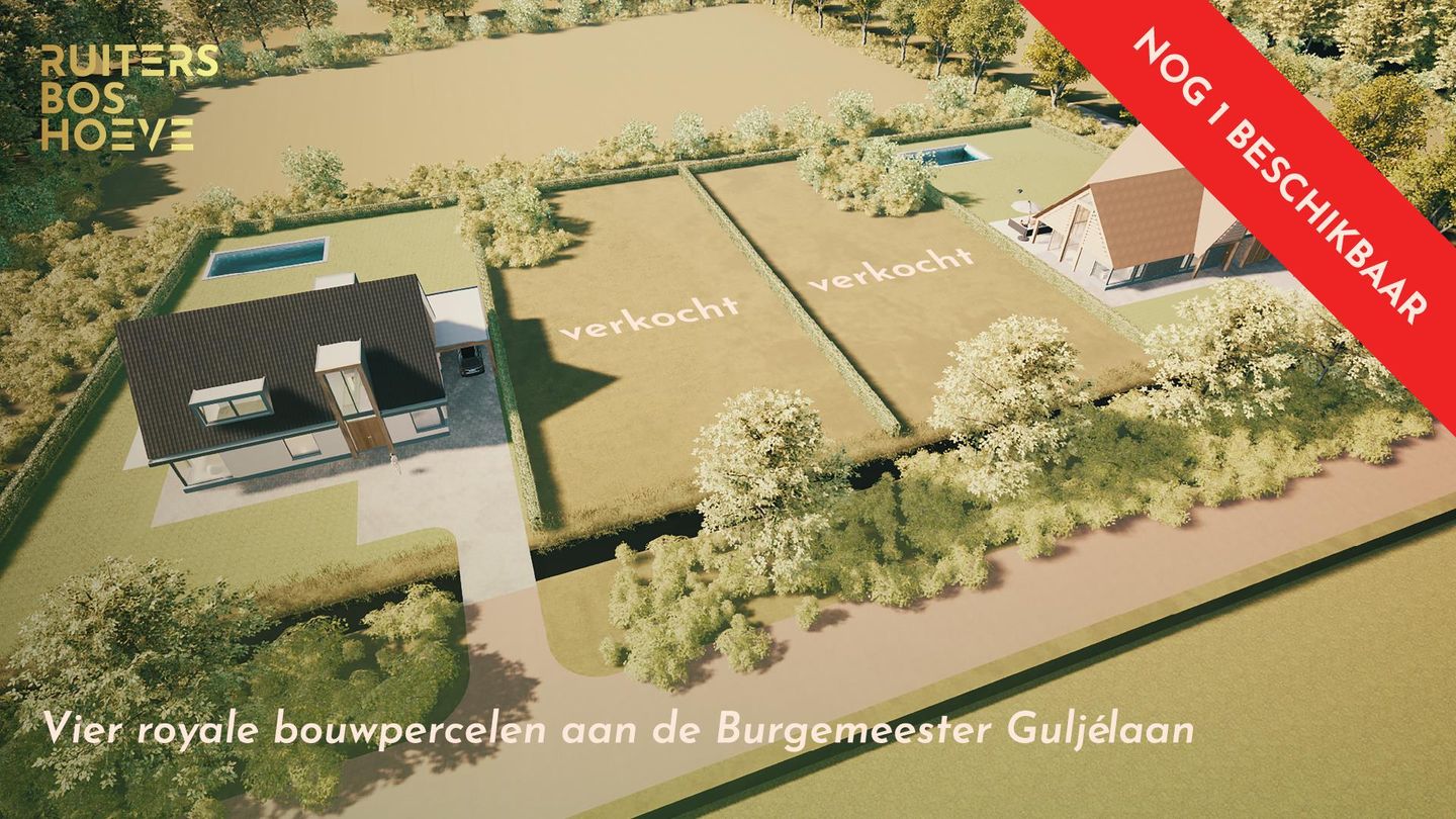 Photo 1 of RUITERSBOSHOEVE - 4 kavels Burg. Guljélaan