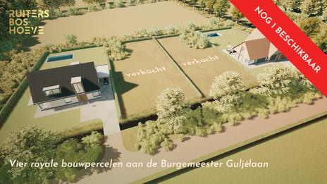 RUITERSBOSHOEVE - 4 kavels Burg. Guljélaan thumbnail