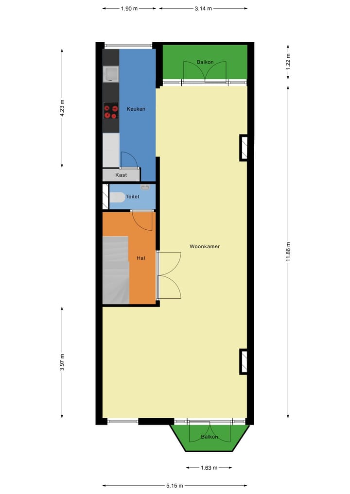 Foto 35 van Rodenrijselaan 17-B