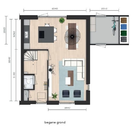 Foto 5 van Twee-onder-één kap woning (Bouwnr. 19)