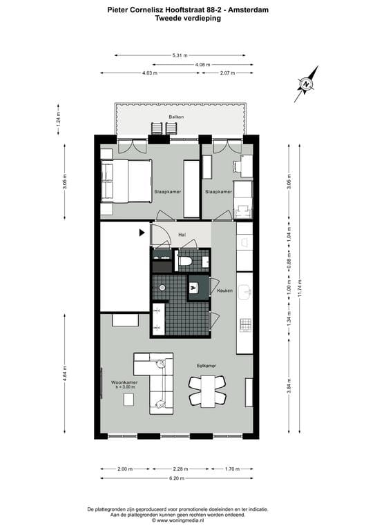 Foto 37 van Pieter Cornelisz. Hooftstraat 88-2