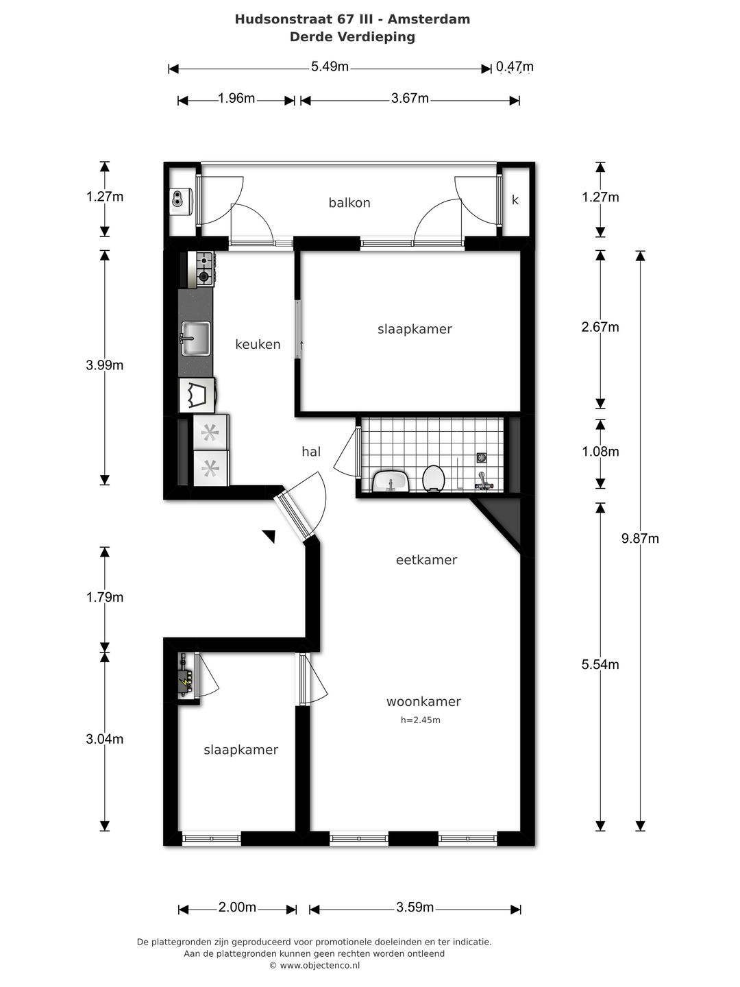 Foto 17 van Hudsonstraat 67-3