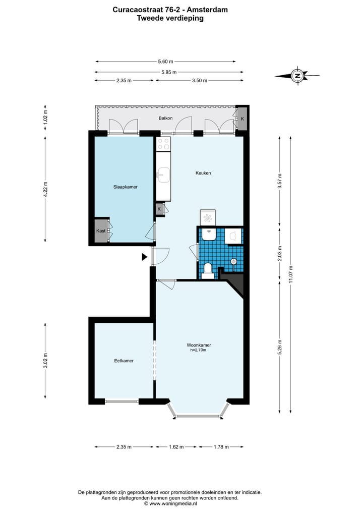 Foto 20 van Curaçaostraat 76-2