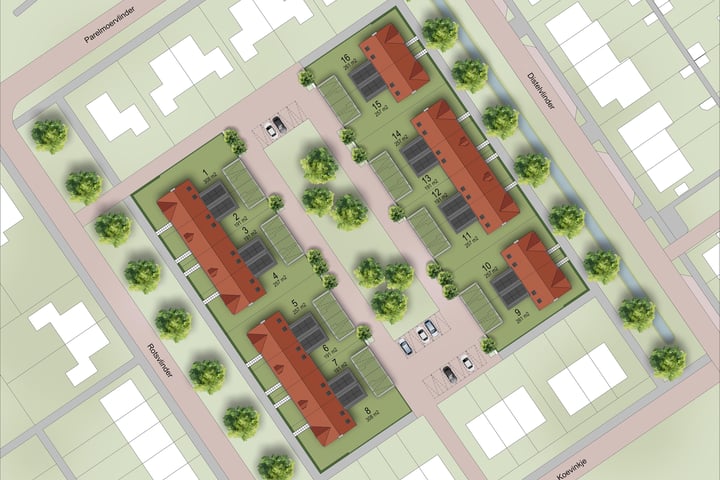 Foto 5 van Rijwoningen (Bouwnr. 4)