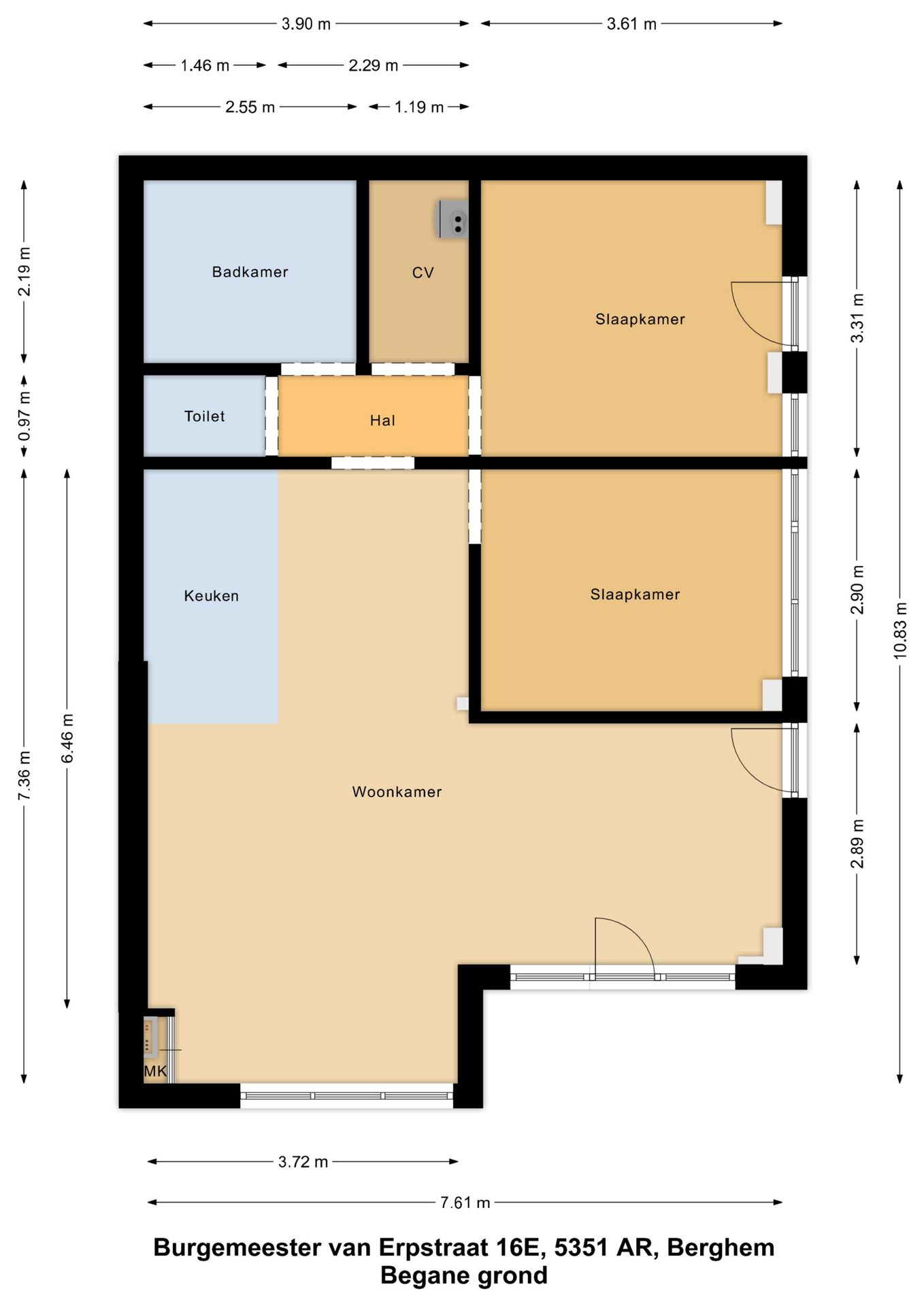 Foto 5 van Burgemeester van Erpstraat 16-E