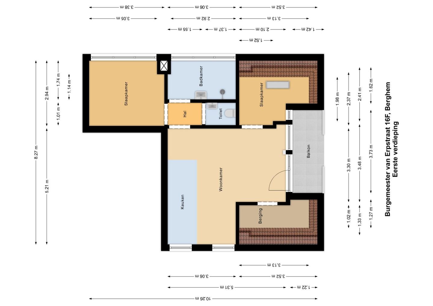 Foto 5 van Burgemeester van Erpstraat 16-F