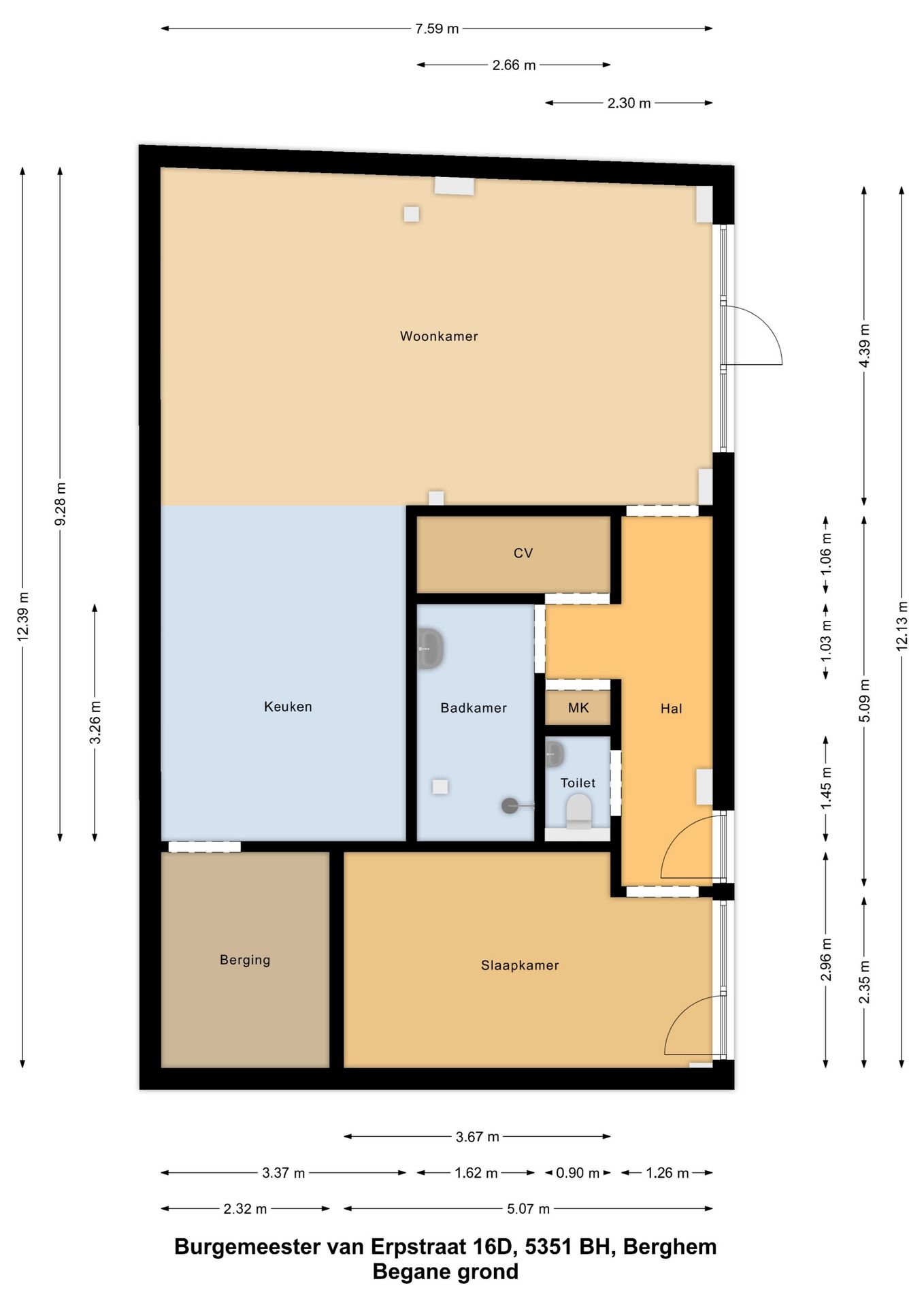 Foto 6 van Burgemeester van Erpstraat 16-D