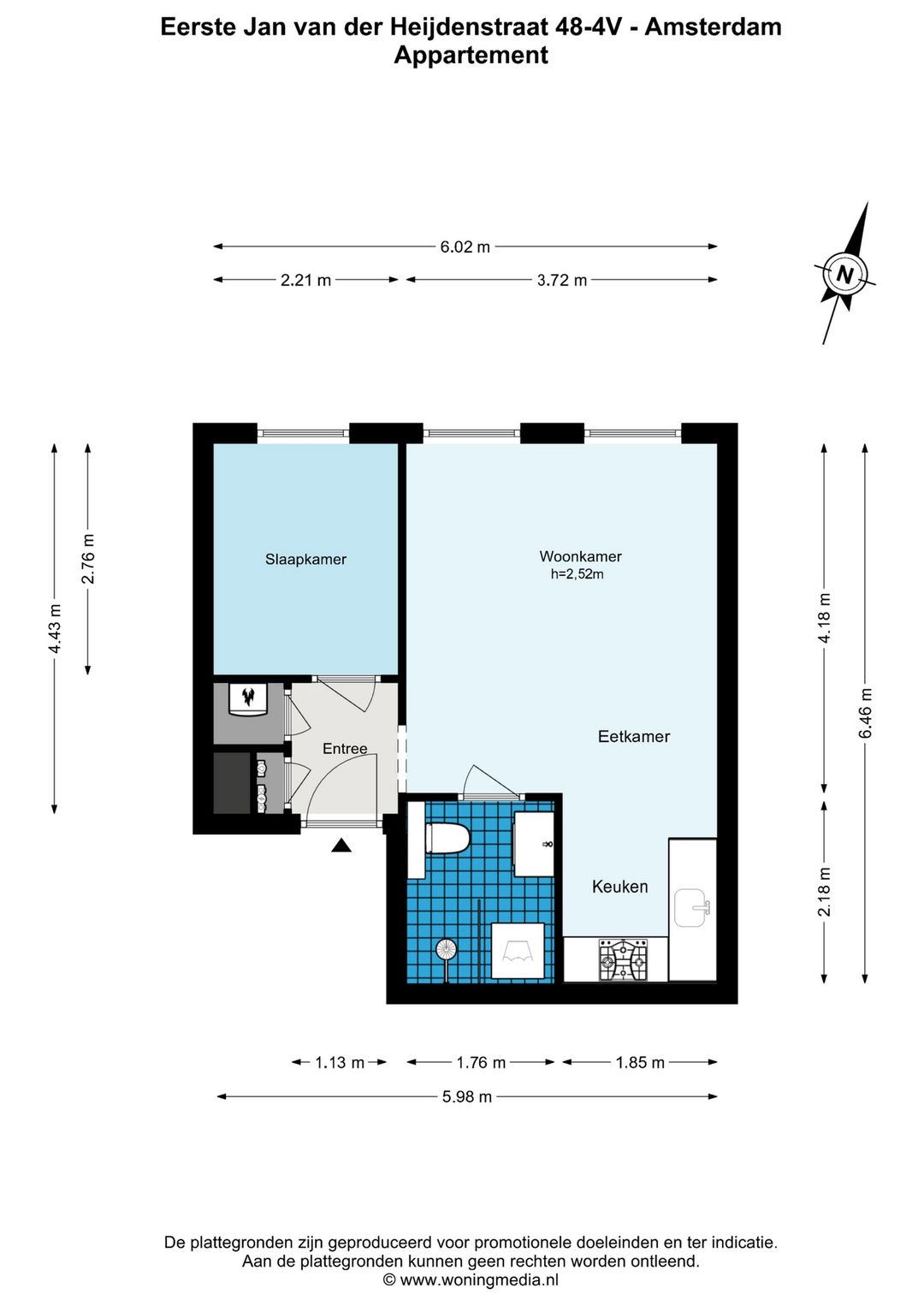 Foto 22 van Eerste Jan van der Heijdenstraat 48-4V