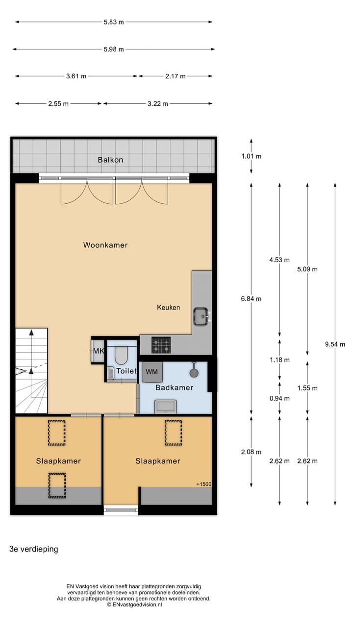 Foto 31 van Vogelenzangstraat 12-3