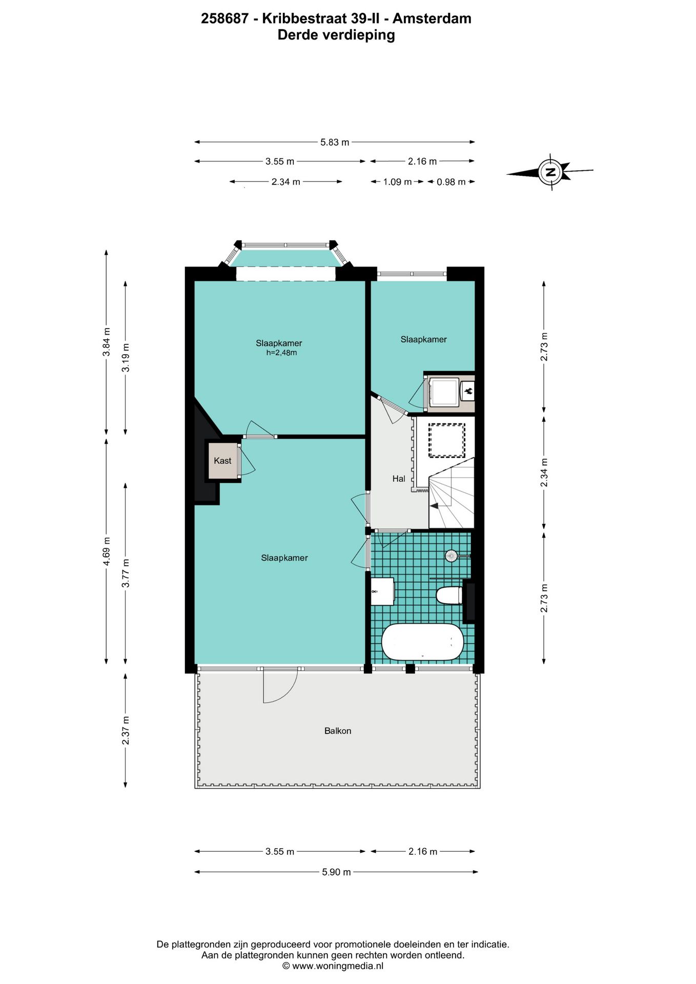 Foto 40 van Kribbestraat 39-2