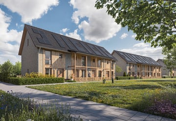 Foto van Rijwoningen type B Tussenwoning en hoekwoning