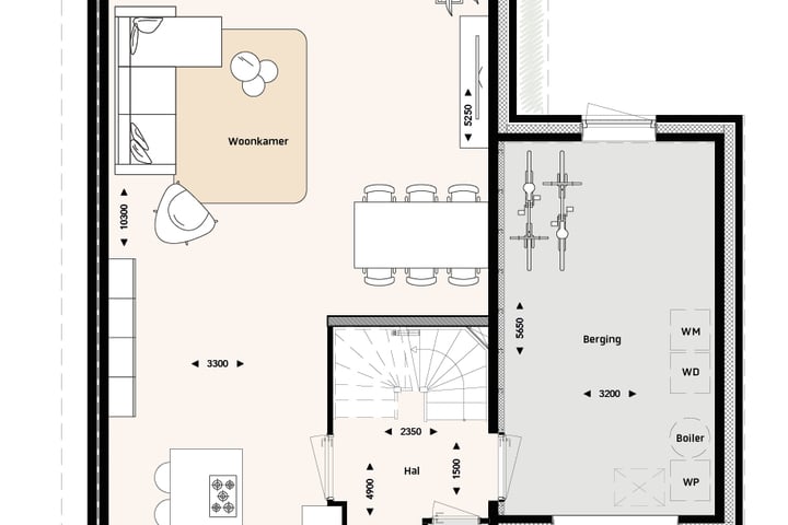Foto 2 van Twee-onder-een-kapwoningen type FB (Bouwnr. 115)