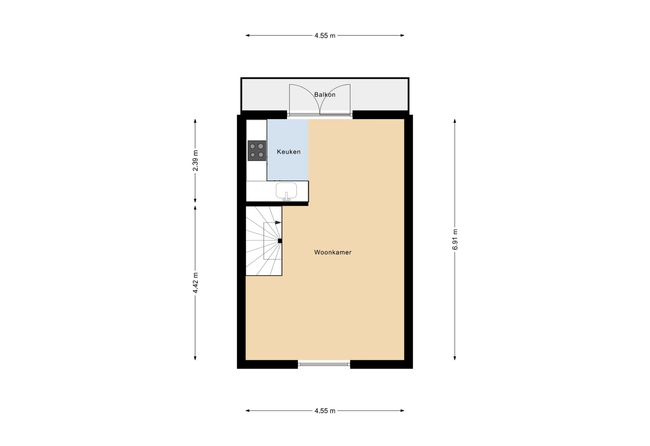Foto 24 van Koningdwarsstraat 132-B