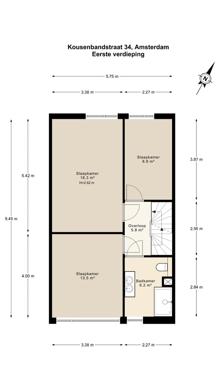 Foto 33 van Kousenbandstraat 34