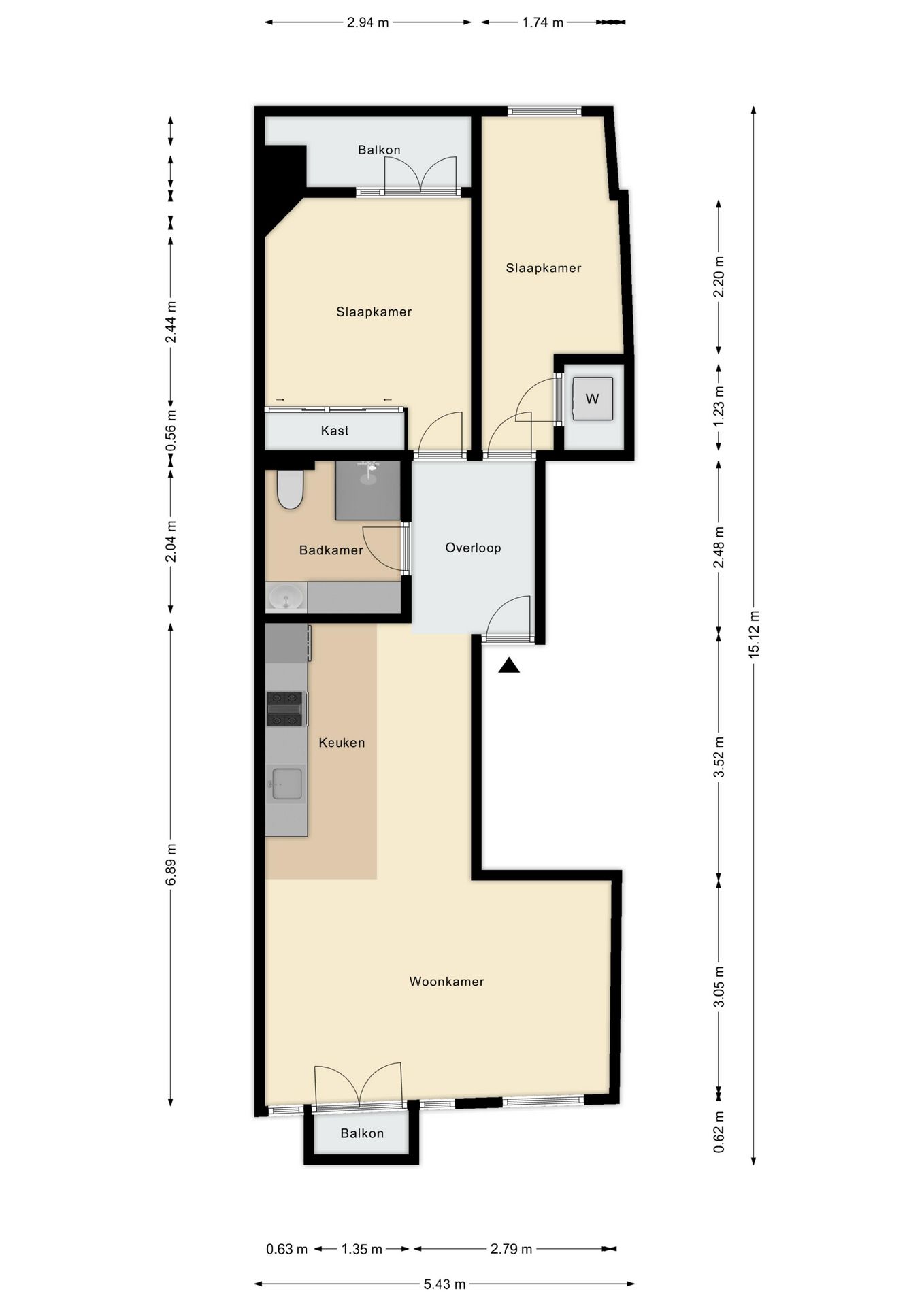 Foto 18 van Zocherstraat 28-3