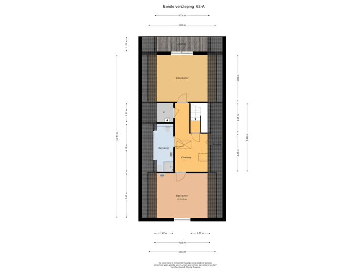 Eerste verdieping 62 A