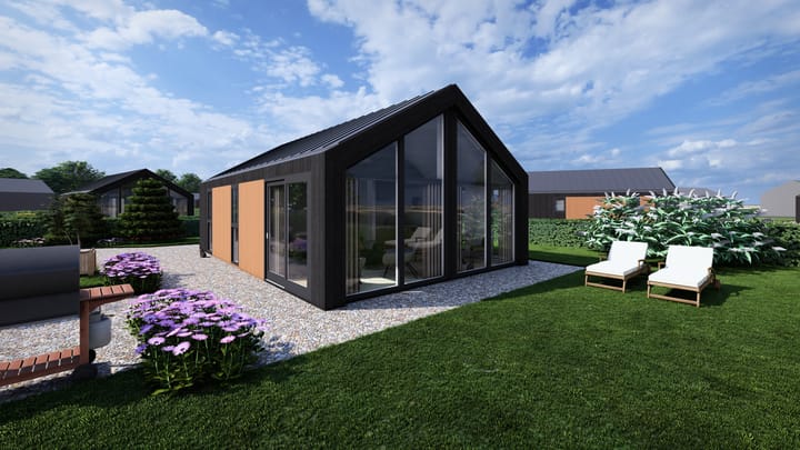 Foto 1 van Vrijstaande recreatie woning (Bouwnr. 136)