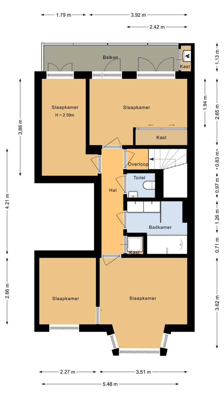 Foto 42 van Uiterwaardenstraat 63-H