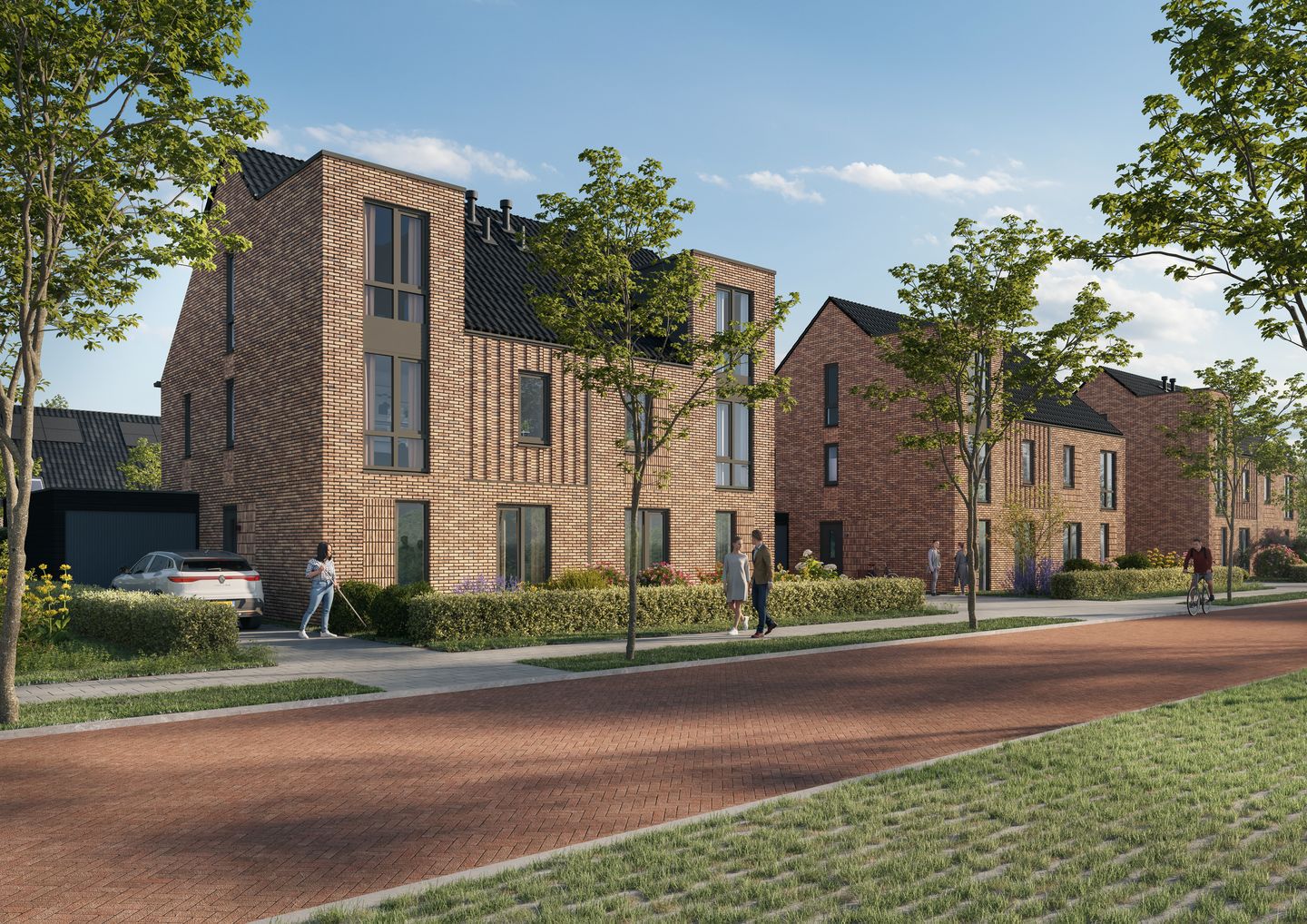 Foto 1 van Twee-onder-een-kapwoningen (Bouwnr. 35)