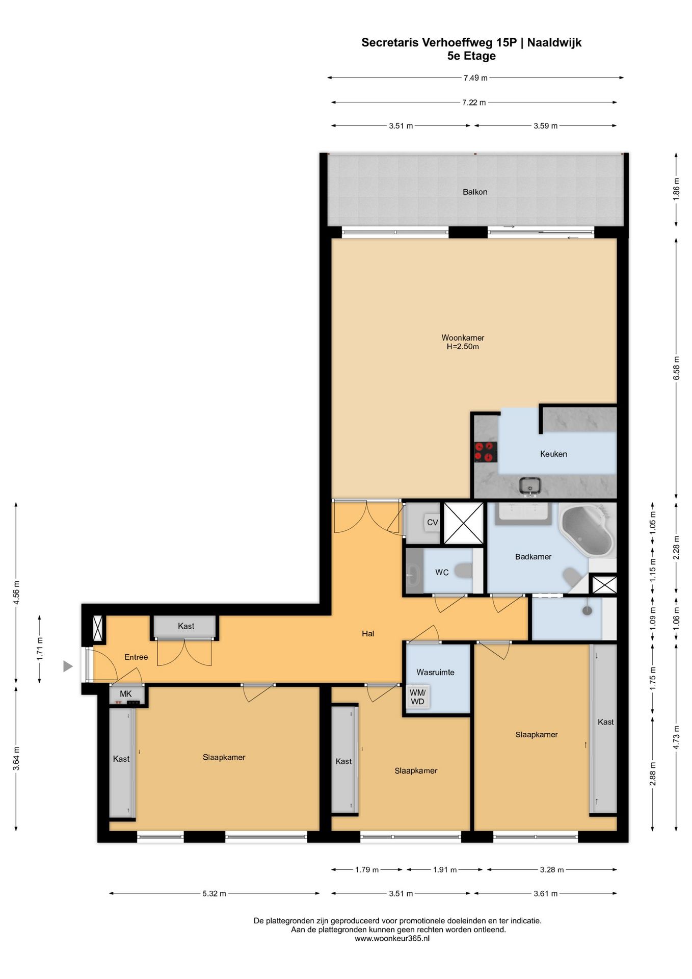 Foto 60 van Secretaris Verhoeffweg 15-P