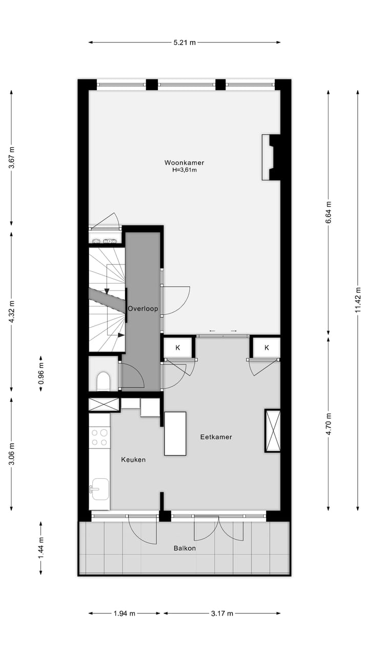 Foto 42 van Zwaerdecroonstraat 12-B