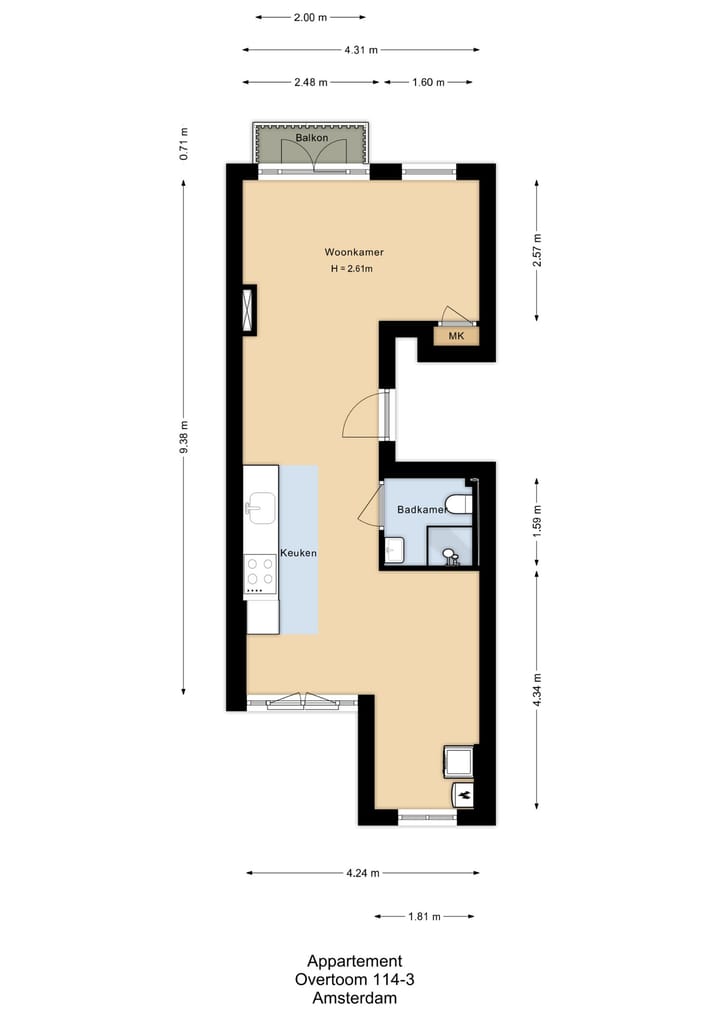 Foto 26 van Overtoom 114-3