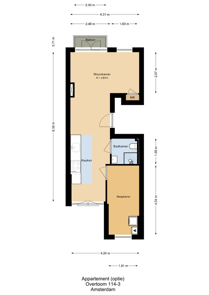 Foto 28 van Overtoom 114-3