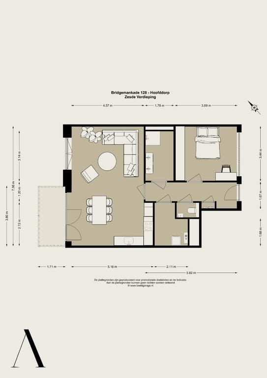 Foto 36 van Bridgemankade 128