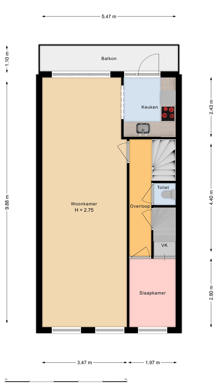 Foto 40 van Vierambachtsstraat 79-A02