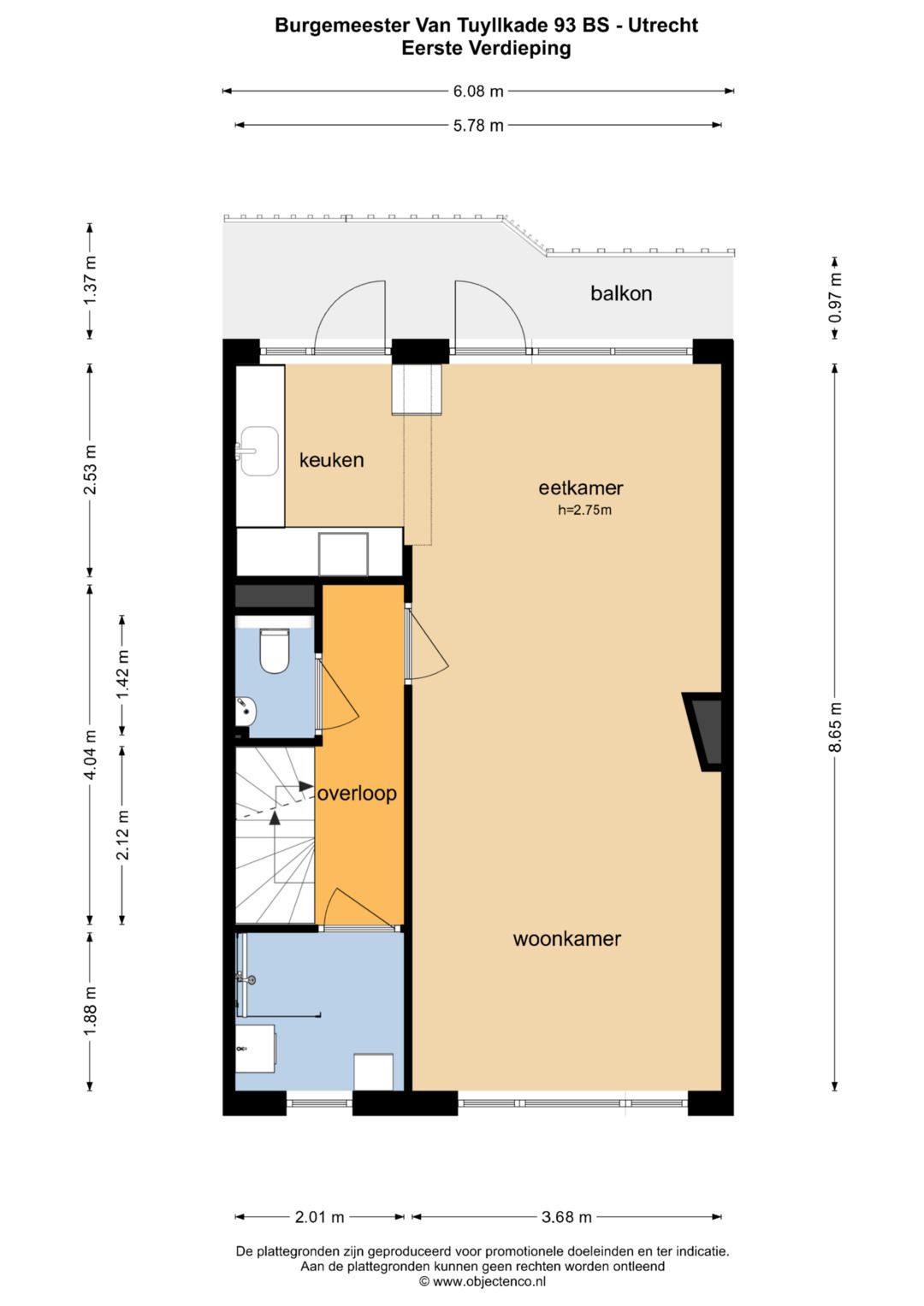 Foto 46 van Burgemeester van Tuyllkade 93-BS