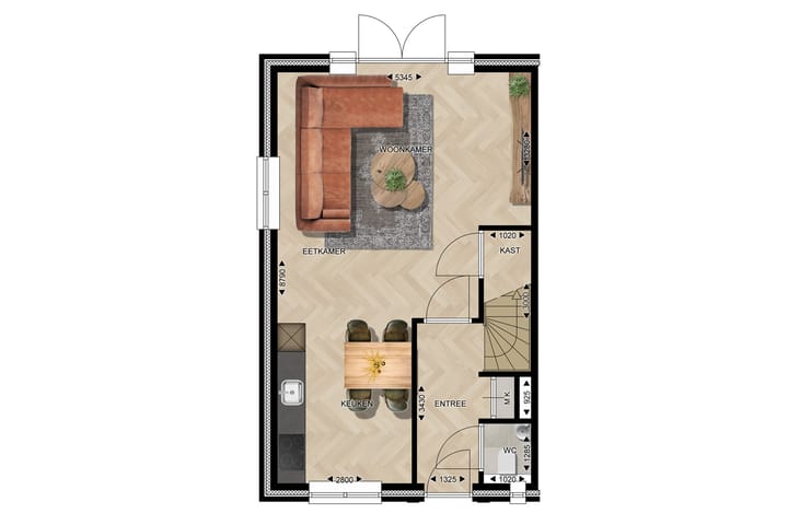 Photo 10 of Type D1 Hoekwoningen (Bouwnr. 39)