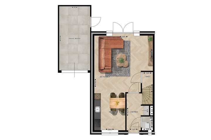 Photo 11 of Type D1 Hoekwoningen (Bouwnr. 39)