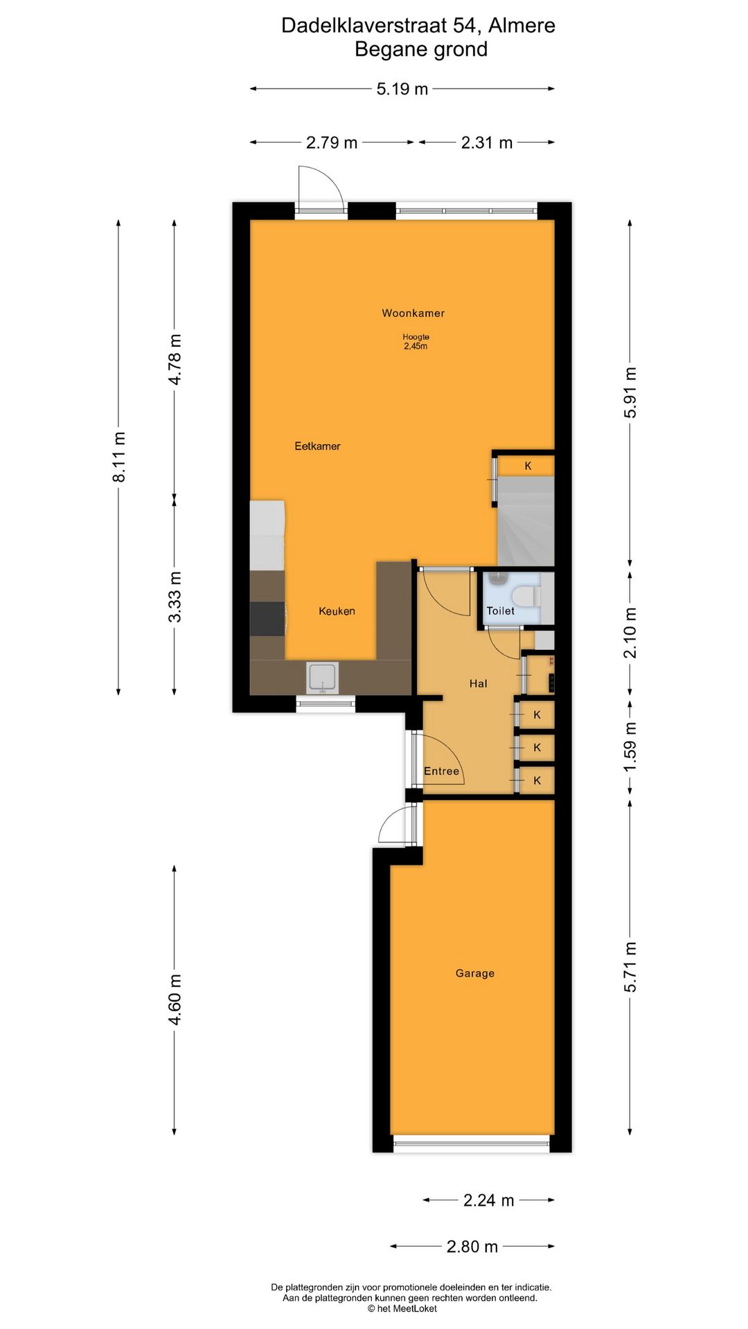 Foto 45 van Dadelklaverstraat 54