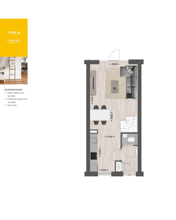 Foto 6 van Tussenwoning type B (Bouwnr. 169)