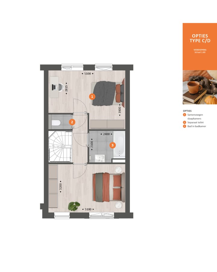 Photo 7 of Tussenwoning type C (Bouwnr. 167)