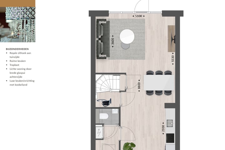 Photo 4 of Tussenwoning type E (Bouwnr. 164)