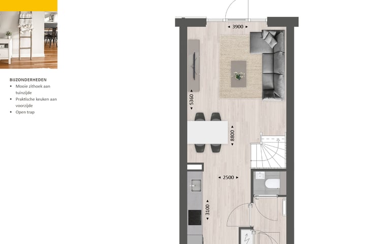 Foto 6 van Tussenwoning type B (Bouwnr. 185)