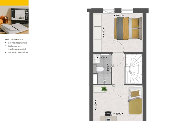Foto 8 van Tussenwoning type B (Bouwnr. 185)