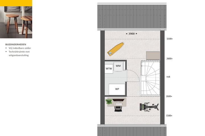 Foto 10 van Tussenwoning type B (Bouwnr. 185)