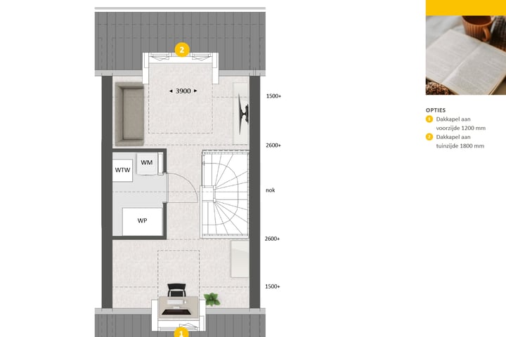 Foto 11 van Tussenwoning type B (Bouwnr. 185)