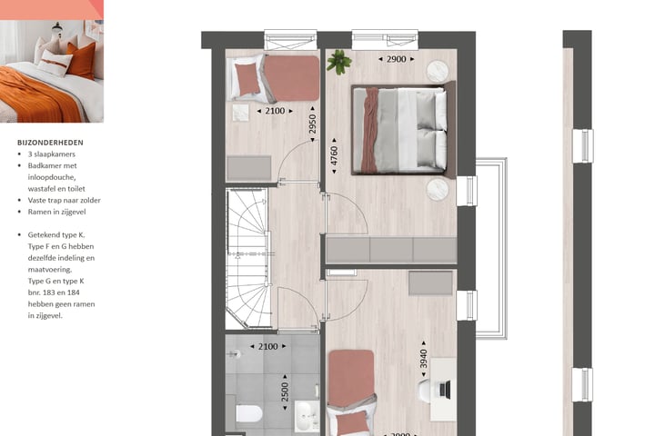 Photo 11 of Tussenwoning type G (Bouwnr. 177)