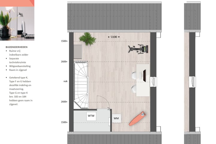 Photo 13 of Tussenwoning type G (Bouwnr. 177)