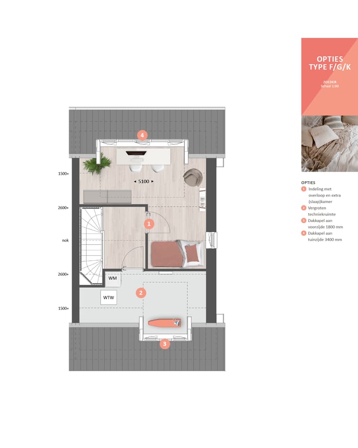 Photo 14 of Tussenwoning type G (Bouwnr. 177)