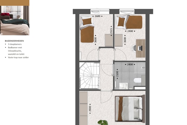 Foto 6 van Tussenwoning type E (Bouwnr. 168)