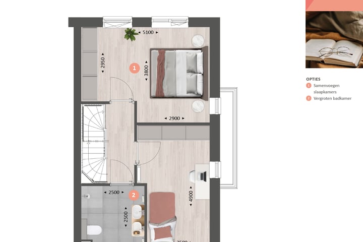 Foto 12 van Tussenwoning type G (Bouwnr. 173)